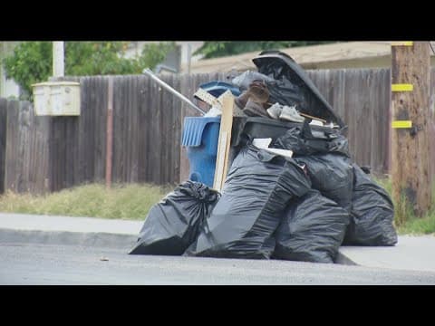 Sanitation workers stay home for a sixth day as trash piles up in parts of Chula Vista
