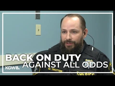 Washington County deputy severely injured in Beaverton crash returns to work full time