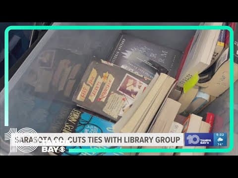 Sarasota County cut ties with library group