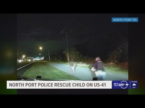 North Port child wandering alone was rescued on US-41, police say