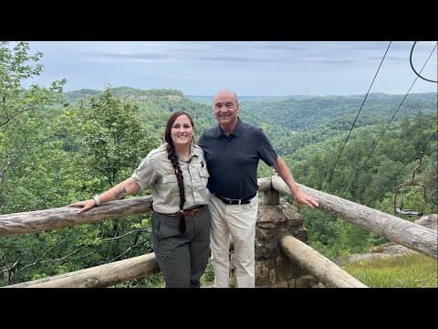Chuck's Big Adventure in Kentucky: Interview with naturalist Samantha Evans about the skylift