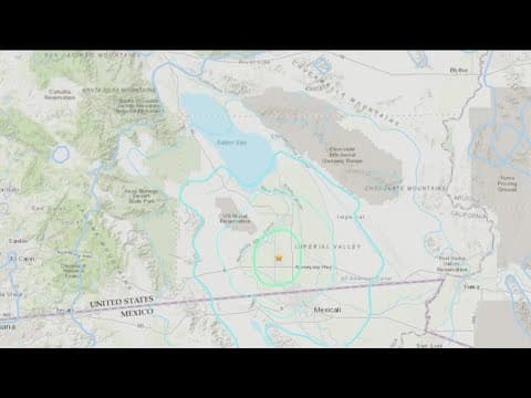 4.8 earthquake, series of aftershocks hit near El Centro