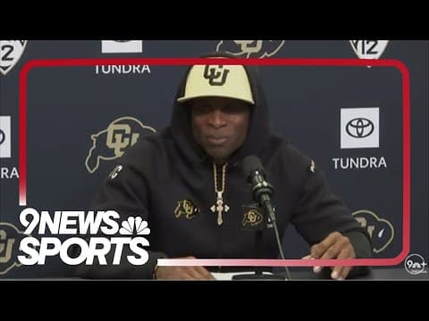 Deion Sanders speaks to media as Buffs prepare for final game of the season