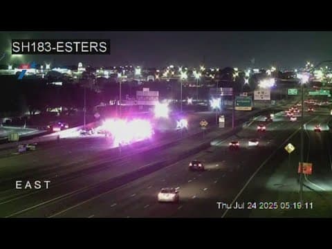 Traffic Alert: State Highway 183 closed near DFW Airport