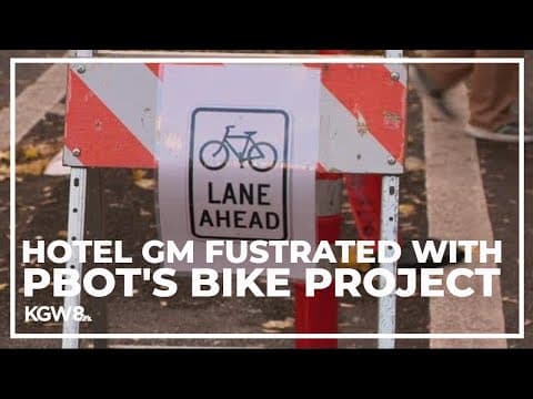 Hotel GM frustrated with 'SW Broadway Bike Improvements Project'