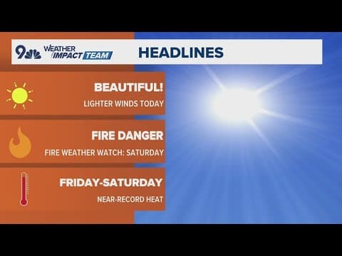 Latest forecast | Beautiful spring day ahead with light winds