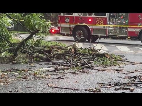 Hurricane Helene's effect on the DMV