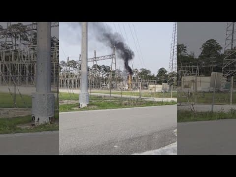 Fire at Cleco substation knocked out power for thousands in Covington Tuesday