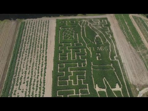 Maine corn maze pays tribute to Cooper Flagg’s NBA journey