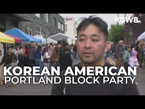 Korean American block party comes to life in Southeast Portland