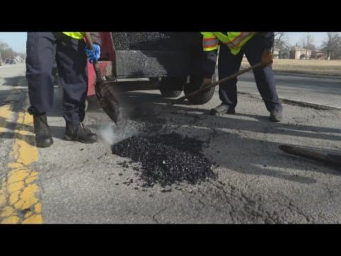 Indy DPW crews continue work addressing potholes in Marion County