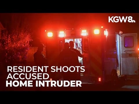 Resident shoots man accused of trying to break into North Portland home