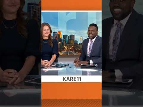 #KARE11 Jennifer Austin sinks a shot at the Target Center while almost 9 months pregnant! #shorts