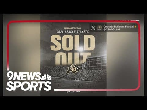 Season tickets sell out for Deion Sanders' second season at Colorado