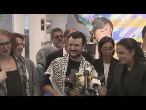 Mahmoud Khalil homecoming press conference