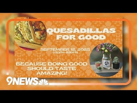 Quesadillas for Good event tonight at Denver Inner City Parish