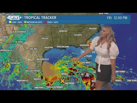 Tropical Update: Latest on 2 areas of possible development in the tropics