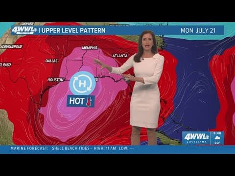 New Orleans Weather: Hottest weather of the summer ahead