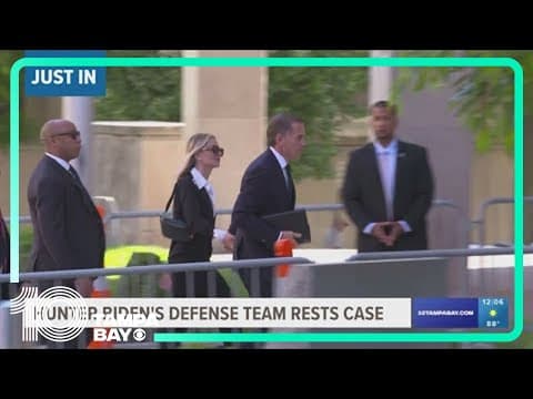 Hunter Biden's gun trial enters its final stretch