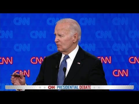 President Biden criticizes Trump's treatment of veterans | CNN Presidential Debate 2024