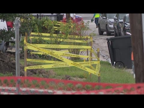 NW Houston neighbors find unexpected holes in their front yard and here’s who is responsible