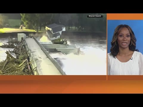 House collapses into river near Rapidan Dam