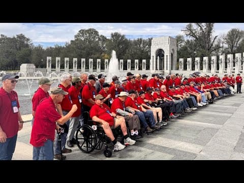 Veterans embark on journey to visit Washington, DC memorials