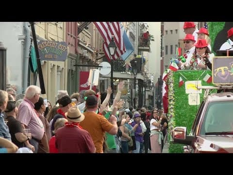 St. Joseph's Day parade rolls through New Orleans