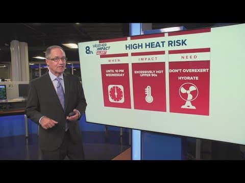 Highs in Portland may reach mid 90s Tuesday before heating up Wednesday