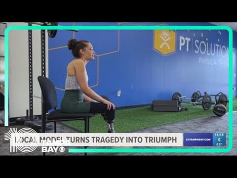 St. Pete model turns tragedy into triumph after becoming a double amputee due to COVID