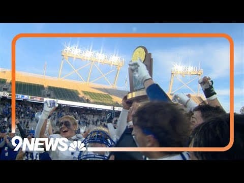 Broomfield rallies past Montrose to win 4A football championship