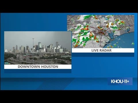Live radar: Showers popping up around the Houston area