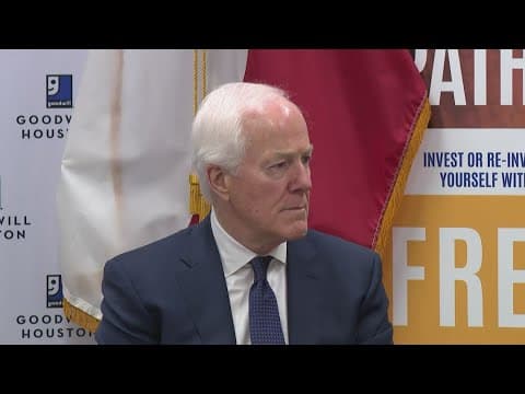 Sen. Cornyn proposes rehabilitation bill to help former inmates