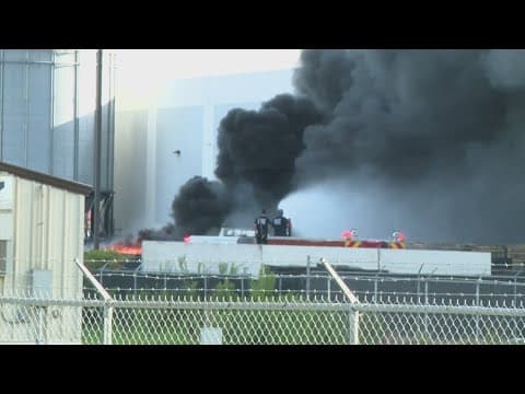 No injuries reported after fire at rubber facility in NE Harris County, fire marshal says