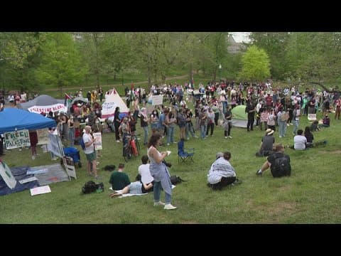 Campus protests resume with continued calls for IU Bloomington's president to resign
