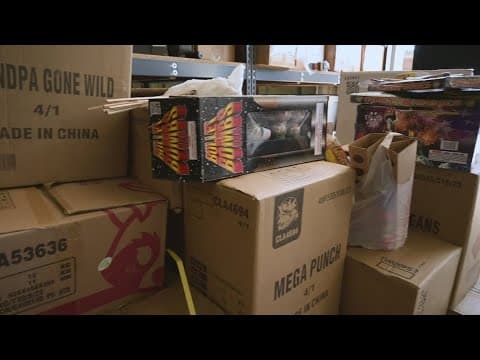 700 pounds of fireworks seized by Fort Worth police