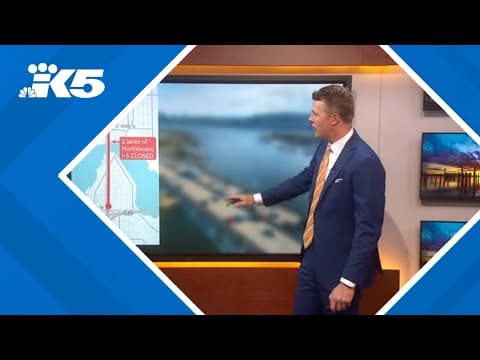 I-5 northbound completely shut down through downtown Seattle starting Friday night