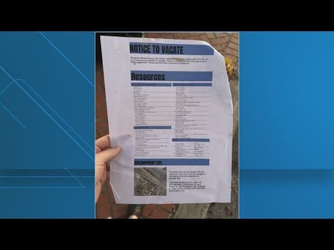 Unhoused people given notice to leave Downtown area in New Orleans