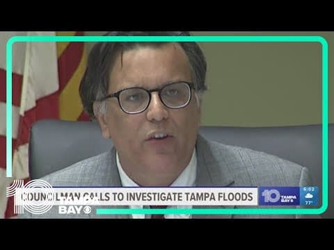 Tampa city councilman pushes for investigation into pump failures that left many flooded by Milton