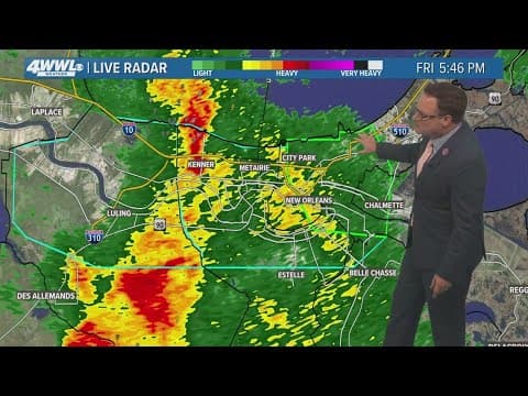 New Orleans Weather: Flash Flood warning issued, neutral ground parking extended