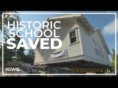 A historic schoolhouse in Canby was set to be demolished. Former teachers saved it