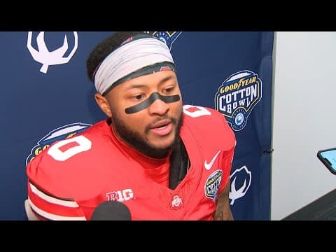 Ohio State WR Xavier Johnson talks about the final game of his college career