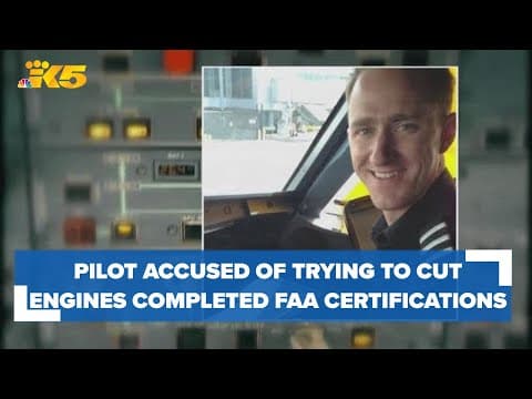 Alaska Airlines on FAA medical history of pilot who reportedly tried to cut engines during flight