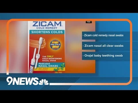 Recall: Nasal and teething swabs may possibly have microbial contamination
