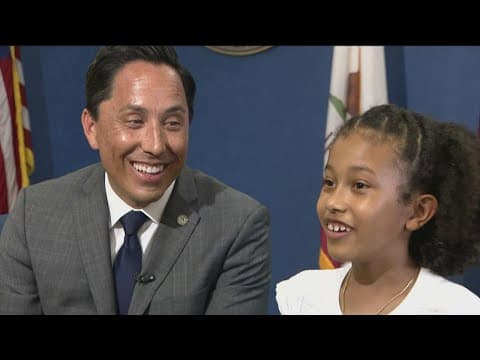 Seven year old girl runs America's 8th largest city for a day