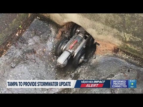 Tampa city leaders providing update on stormwater systems