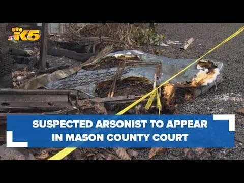 Suspected arsonist to appear in Mason County court