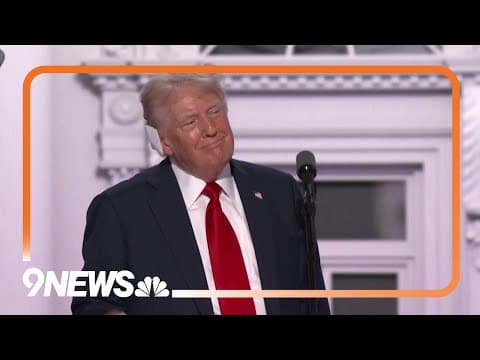 Donald Trump Thanks Melania at the 2024 Republican National Convention