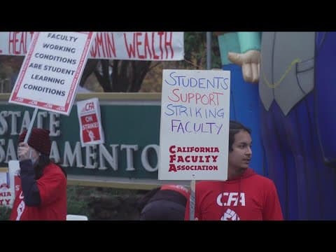 Unprecedented strike by CSU faculty members set to begin Monday