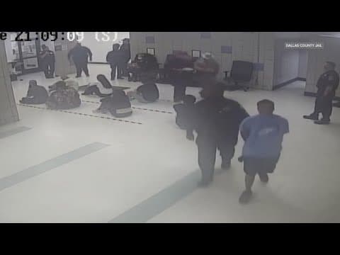 New video shows Wilmer-Hutchins High School shooting suspect being booked into jail